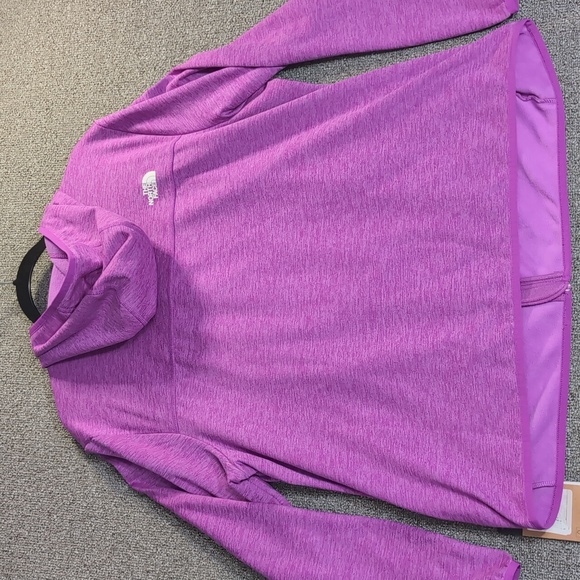 NWT The North Face Canyonlands Hoodie Heathered Cyber Berry Full Zip Size 2XL - Picture 7 of 12